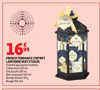 Auchan French tendance coffret lanterne nuit etoilée offre