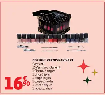 Auchan Coffret vernis parisaxe offre