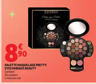 Auchan Palette maquillage pretty eyes parisax beauty offre