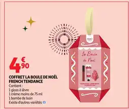 Auchan Coffret la boule de noël french tendance offre