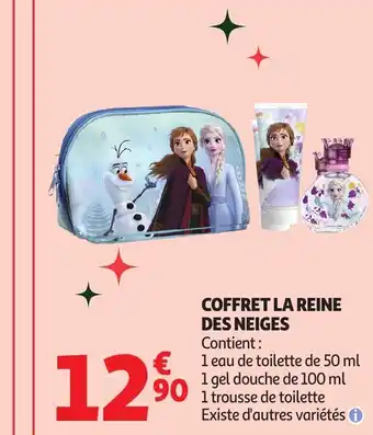 Auchan Coffret la reine des neiges offre
