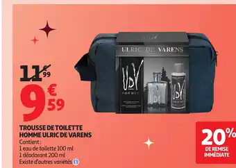 Auchan Trousse de toilette homme ulric de varens offre