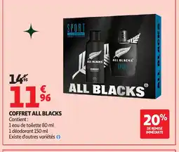 Auchan Coffret all blacks offre