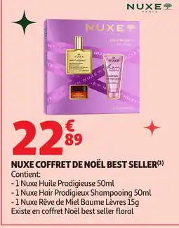 Auchan NUXE Coffret de noël best seller offre