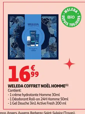 Auchan WELEDA Coffret noël homme offre