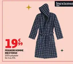 Auchan INEXTENSO Peignoir homme offre