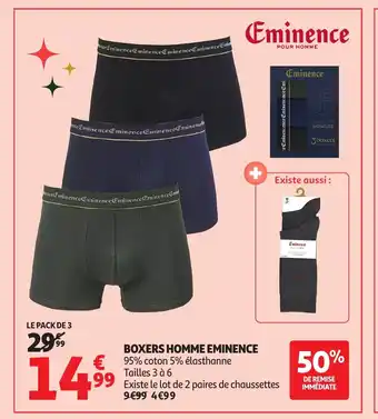 Auchan EMINENCE Boxers homme offre