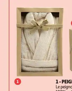 Auchan ACTUEL Peignoir col châle offre