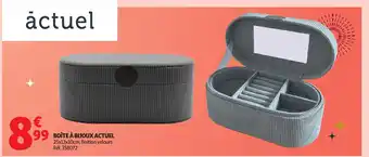 Auchan ACTUEL Boîte à bijoux offre