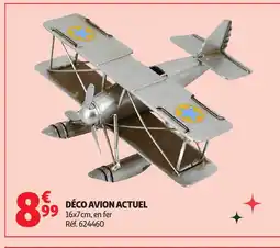 Auchan ACTUEL Déco avion offre