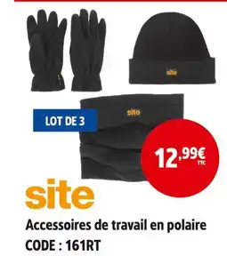 Screwfix Site accessoires de travail en polaire offre
