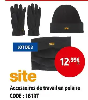 Screwfix Site accessoires de travail en polaire offre