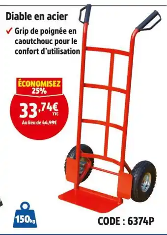 Screwfix Diable en acier offre