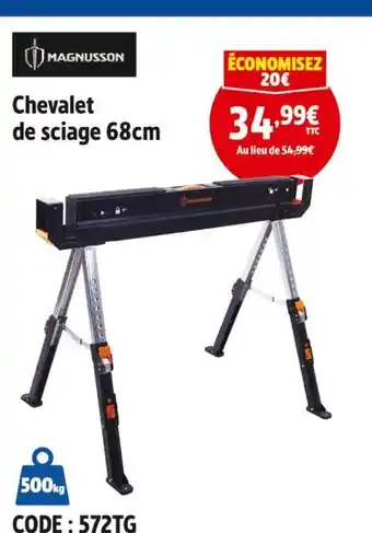 Screwfix Magnusson chevalet de sciage 68cm offre