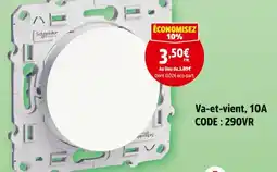 Screwfix Schneider electric va-et-vient, 10a offre