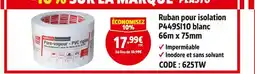 Screwfix Plasto ruban pour isolation p449si10 blanc offre