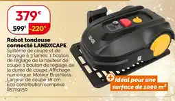 Weldom Landxcape robot tondeuse connecté offre