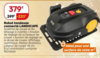 Weldom Landxcape robot tondeuse connecté offre