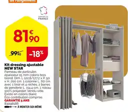 Weldom New star kit dressing ajustable offre