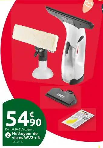 Mr Bricolage Kärcher nettoyeur de vitres wv2 + n offre