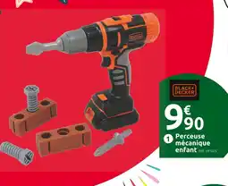Mr Bricolage Black & decker perceuse mécanique enfant offre