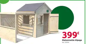 Mr Bricolage Maisonnette alpaga offre