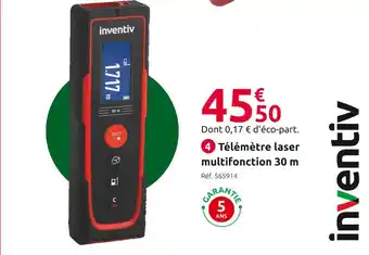 Mr Bricolage Inventiv télémètre laser multifonction offre