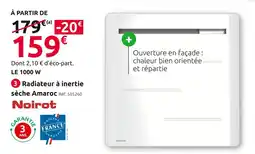 Mr Bricolage Noirot radiateur à inertie sèche amaroc offre