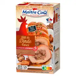 Carrefour Market Maître coq rôti de dinde farci cuisson express offre