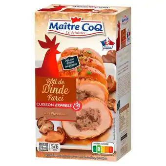 Carrefour Market Maître coq rôti de dinde farci cuisson express offre