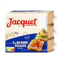 Carrefour Market Jacquet mini toasts carrés offre
