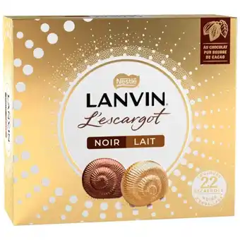 Carrefour Market Lanvin assortiment escargot offre