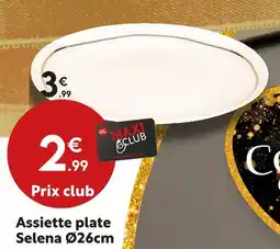 Maxi Bazar Assiette plate selena ø26cm offre