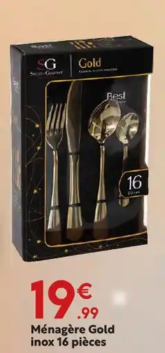 Maxi Bazar Ménagère gold offre