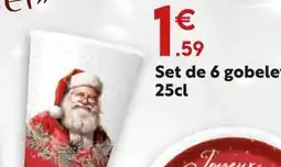 Maxi Bazar Set de 6 gobelets offre