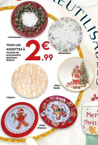 Maxi Bazar Assiette de présentation offre