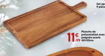 Maxi Bazar Planche de présentation avec poignée offre