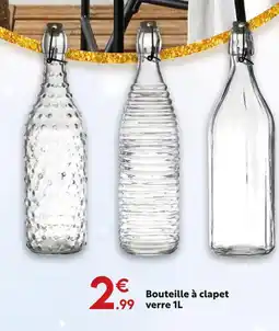 Maxi Bazar Bouteille à clapet offre