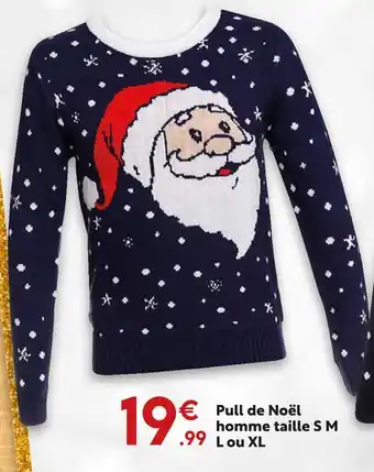 Maxi Bazar Pull de noël homme offre