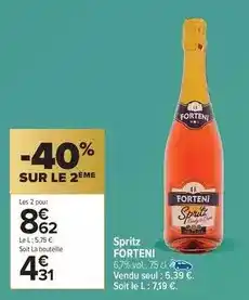 Carrefour Forteni - spritz offre
