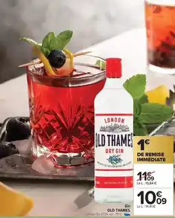 Carrefour Old thames - oli d'id thames offre