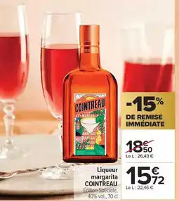 Carrefour Liqueur margarita offre