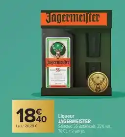 Carrefour Jägermeister - liqueur offre