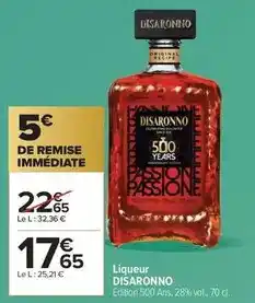 Carrefour Disaronno - liqueur offre