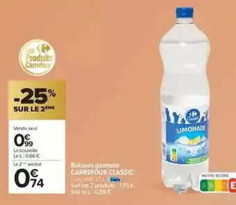 Carrefour Carrefour - boisson gazeuse offre