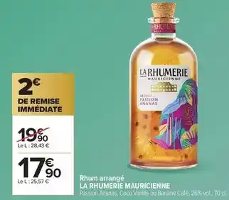 Carrefour Rhum arrangé offre