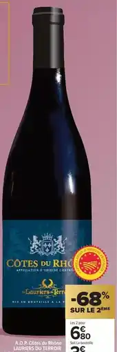 Carrefour Côtes du rhône - a.o.p. côtes du ruie offre