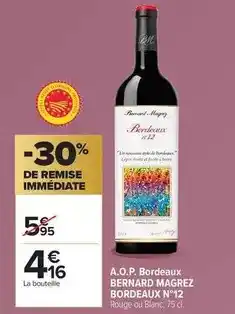 Carrefour Facile - a.o.p. bordeaux offre