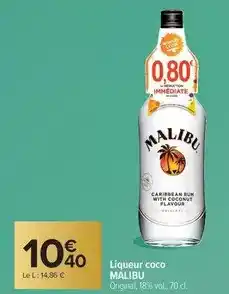 Carrefour Look - liqueur coco offre