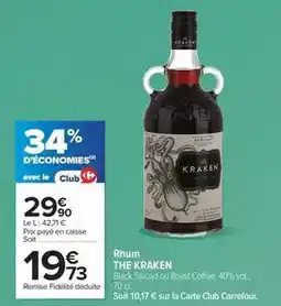 Carrefour Carrefour - rhum offre